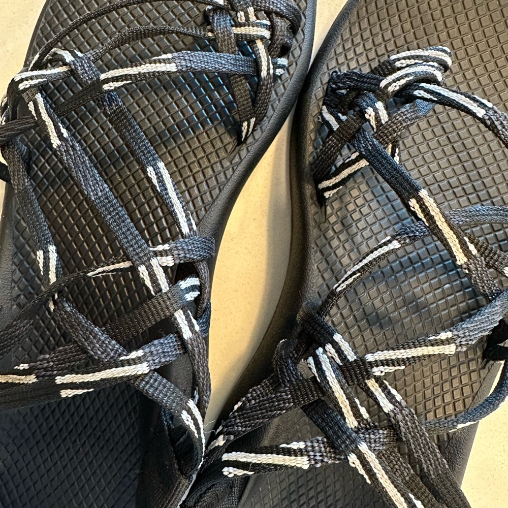 Chaco Black Dual Adjustable Sandals - lightly used - Picture 3 of 5
